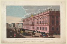 The Marble Palace in Saint Petersburg, c. 1811. Artist: Courvoisier-Voisin, Henri (1757-1830)
