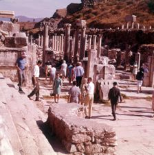 The Marble-Paved Street, Ephesus, Turkey, c1955. Creator: Arthur Charles Kirby Ware
