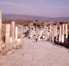 The Marble-Paved Street, Ephesus, Turkey, c1955. Creator: Arthur Charles Kirby Ware