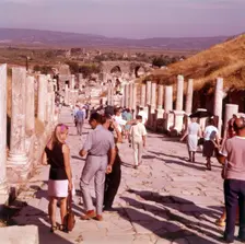 The Marble-Paved Street, Ephesus, Turkey, c1955. Creator: Arthur Charles Kirby Ware