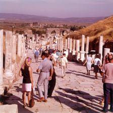 The Marble-Paved Street, Ephesus, Turkey, c1955. Creator: Arthur Charles Kirby Ware