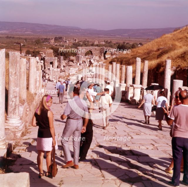 The Marble-Paved Street, Ephesus, Turkey, c1955. Creator: Arthur Charles Kirby Ware.