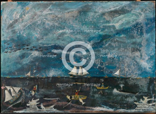 The Marblehead Fishermen, ca. 1922-1928. Creator: John Orne Johnson Frost.
