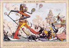 The March of Intellect (1828?). Artist: Robert Seymour