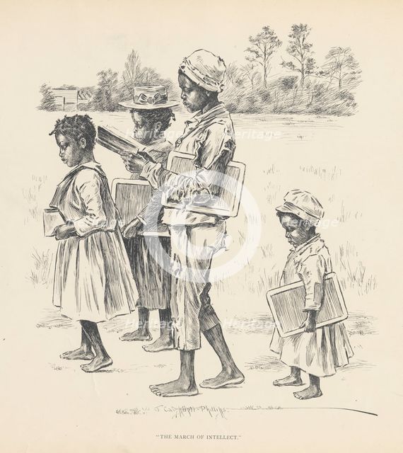 The march of intellect, 1899. Creator: Jay Campbell Phillips.