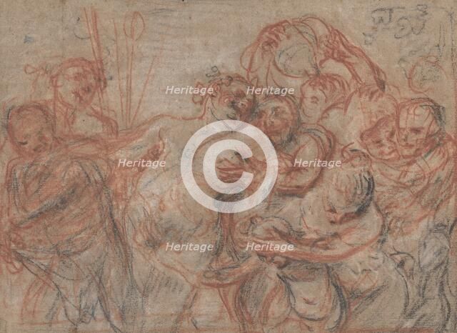 The March of Silenus [recto], c. 1715/1716. Creator: Jean-Antoine Watteau.