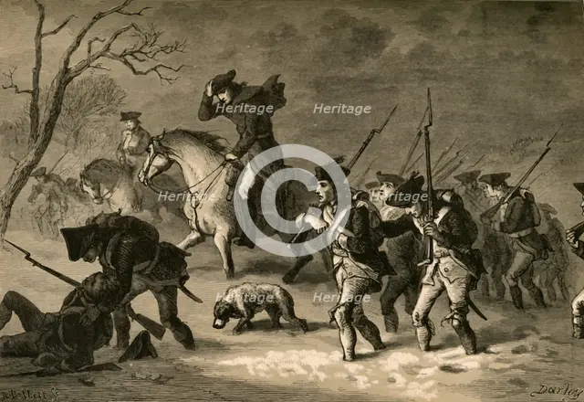 'The March of the Valley Forge', (1877). Creator: Albert Bobbett.