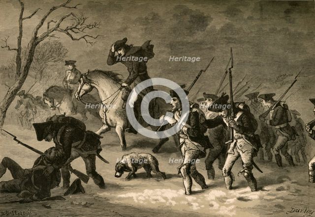 'The March of the Valley Forge', (1877). Creator: Albert Bobbett.