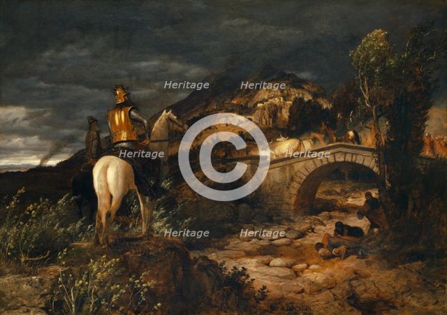 The March of the Goths, 1881. Creator: Arnold Bocklin.