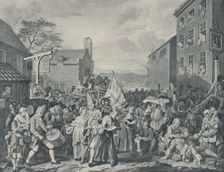 The March of the Guards Towards Scotland, 1745 (1920). Artist: Luke Sullivan