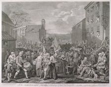 The March to Finchley 1761. Artist: Luke Sullivan