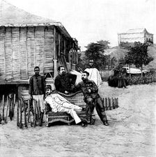 The Marchand Expedition at Loango, 1898. Creator: Unknown