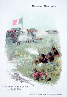 The Marchand expedition: fighting at M'tila Voula, January 1897