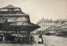 The Marché St Honore 1915. Artist: AP Martial