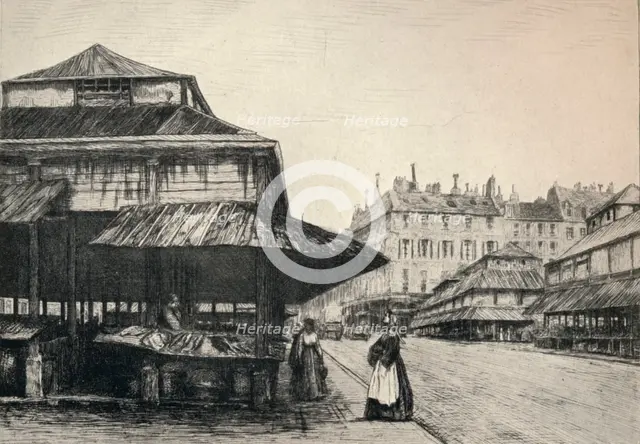 'The Marché St Honore', 1915. Artist: AP Martial.