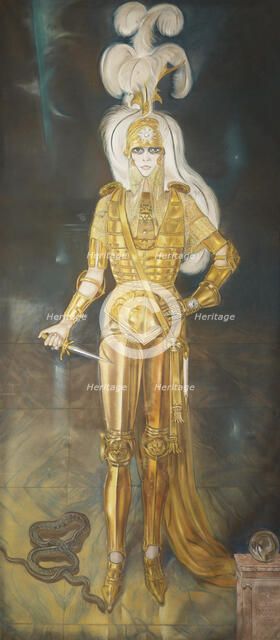 The Marchesa Casati as Cesare Borgia, 1925. Creator: Alberto Martini.