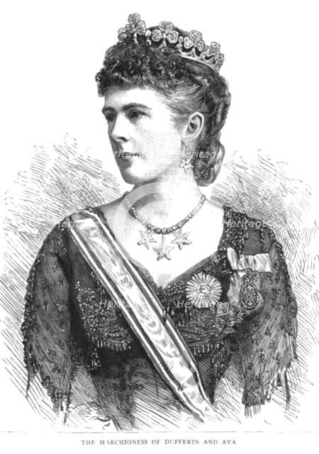 'The Marchioness of Dufferin and Ava', 1888. Creator: Unknown.