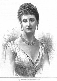 'The Marchioness of Lansdowne 1888. Creator: Unknown