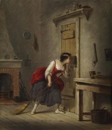 The Marchioness (from Dickens "The Old Curiosity Shop"), mid 19th century. Creator: Alfred Jacob Miller