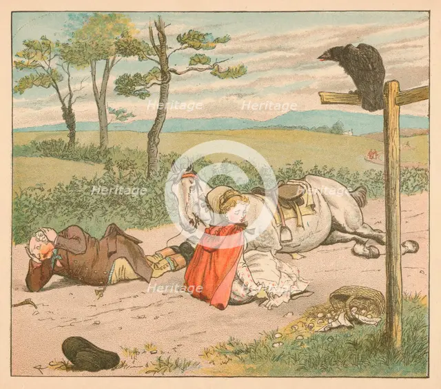 'The Mare broke her knees and the Farmer his crown', c1885, (1934).  Creator: Randolph Caldecott.