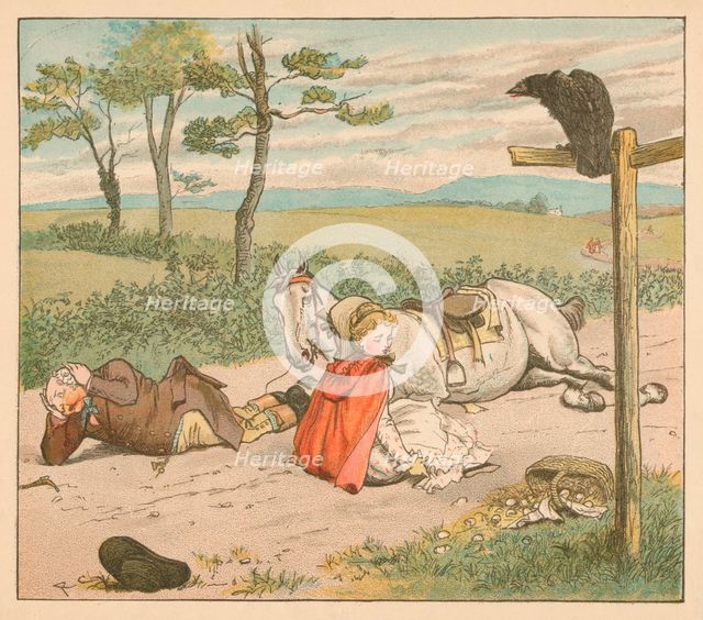 'The Mare broke her knees and the Farmer his crown', c1885, (1934).  Creator: Randolph Caldecott.