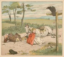 The Mare broke her knees and the Farmer his crown c1885, (1934). Creator: Randolph Caldecott