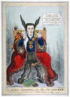 The mare's lamentation, or the self-willed Don-Key 1830. Artist: John Phillips