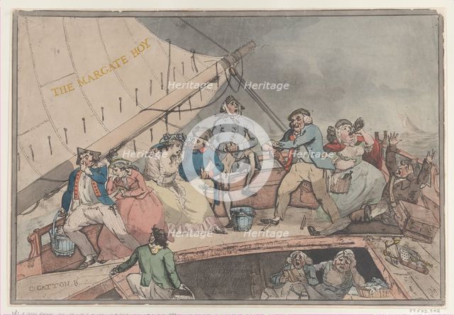 The Margate Hoy, August 19, 1789. Creator: Charles Catton the Younger.