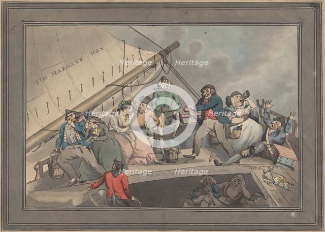 The Margate Hoy, January 12, 1795. Creator: Charles Catton the Younger.