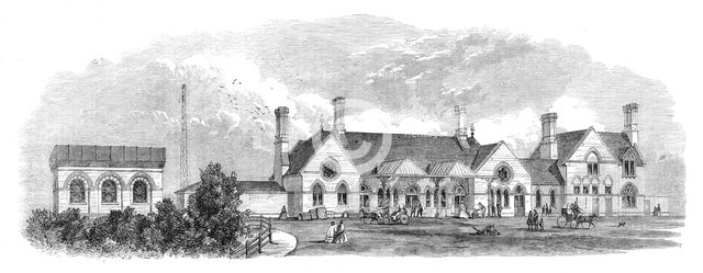 The Margate Station of the East Kent (London, Chatham, and Dover) Railway, 1864. Creator: Unknown.