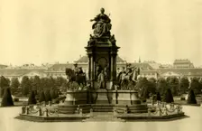 The Maria Theresia Monument, Vienna, Austria, c1935. Creator: Unknown