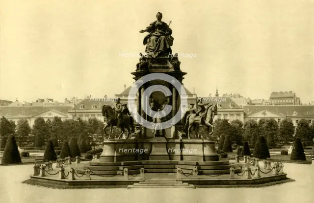 The Maria Theresia Monument, Vienna, Austria, c1935.  Creator: Unknown.