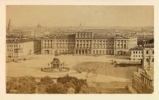 The Mariinsky Palace (Marie Palace) on the St Isaac's Square in Saint Petersburg, 1874