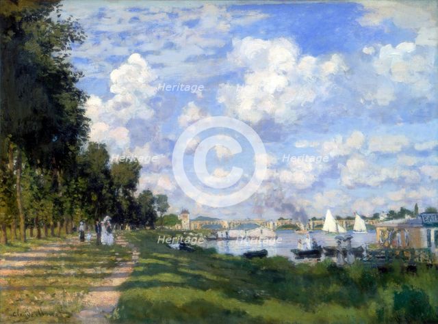 'The Marina at Argenteuil', 1872. Artist: Claude Monet