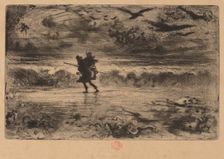 The Marine Painter (Le Peintre de Marine). Creator: Felix Hilaire Buhot