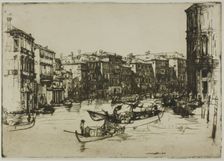 The Market, Venice, 1908. Creator: Donald Shaw MacLaughlan