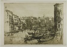The Market, Venice, 1908. Creator: Donald Shaw MacLaughlan