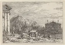 The Market at Dolo, c. 1735/1746. Creator: Canaletto