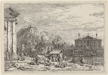 The Market at Dolo, c. 1735/1746. Creator: Canaletto