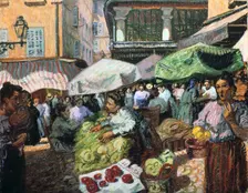 The Market at Marseilles 1905. Artist: Raoul Dufy