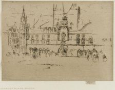The Market, Bruges, 1887. Creator: James Abbott McNeill Whistler