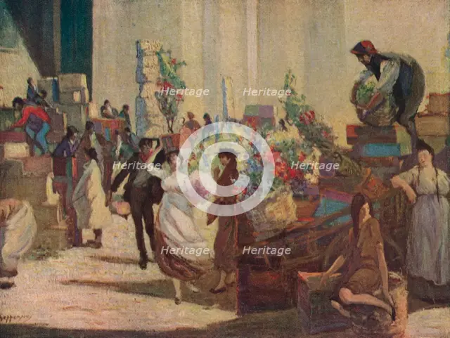 'The Market', c1900. Artist: Claude Allin Shepperson.