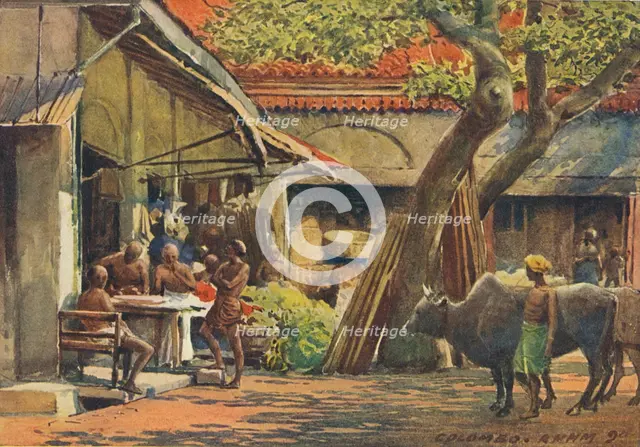 'The Market, Colombo', c1880 (1905). Creator: Alexander Henry Hallam Murray.
