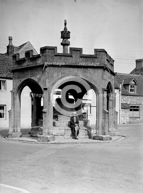 The Market Cross, Cheddar, Somerset, 1931. Artist: Miss M Wright