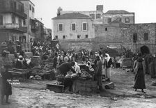 The market, Haifa, Palestine, c1920s-c1930s(?)