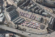 The Market Hall and outdoor market, Dewsbury, Yorkshire, 2019. Creator: Historic England