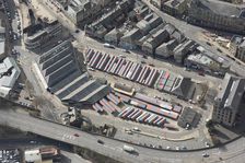 The Market Hall and outdoor market, Dewsbury, Yorkshire, 2019. Creator: Historic England