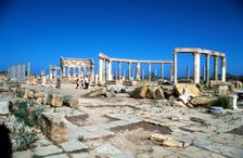 The Market, Leptis Magna, Libya. Creator: Vivienne Sharp