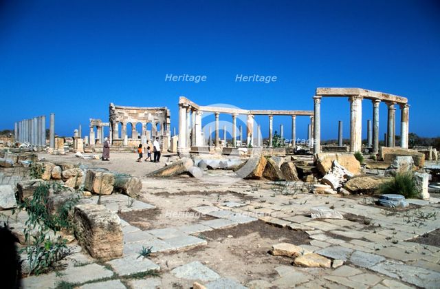 The Market, Leptis Magna, Libya. Creator: Vivienne Sharp.