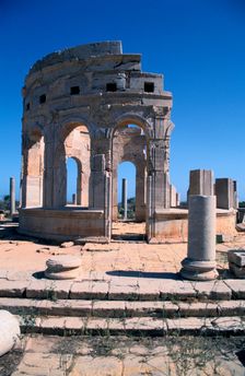 The Market, Leptis Magna, Libya. Creator: Vivienne Sharp